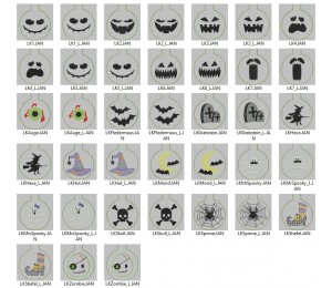 ITH Lichterketten Cover - Halloween 19 Motive